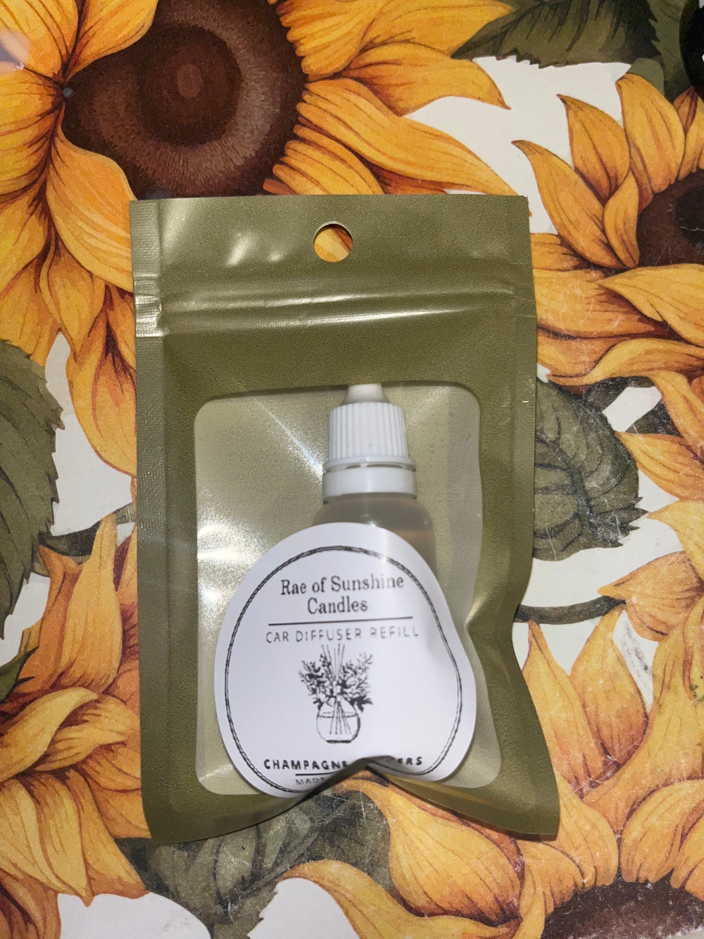 Champagne showers- Car freshener refill