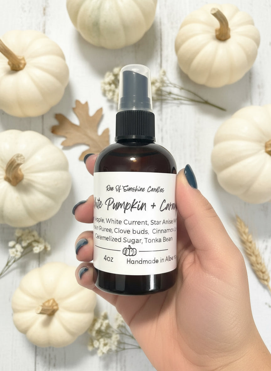 White Pumpkin + Caramel- Room Spray