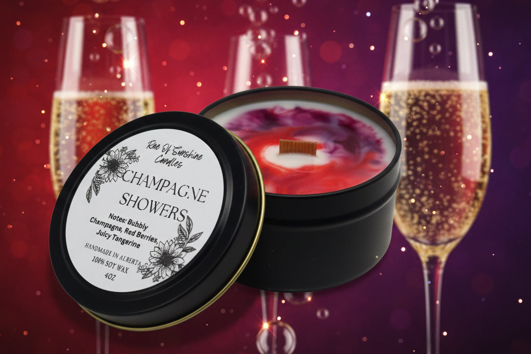 Champagne Showers- 4oz candle
