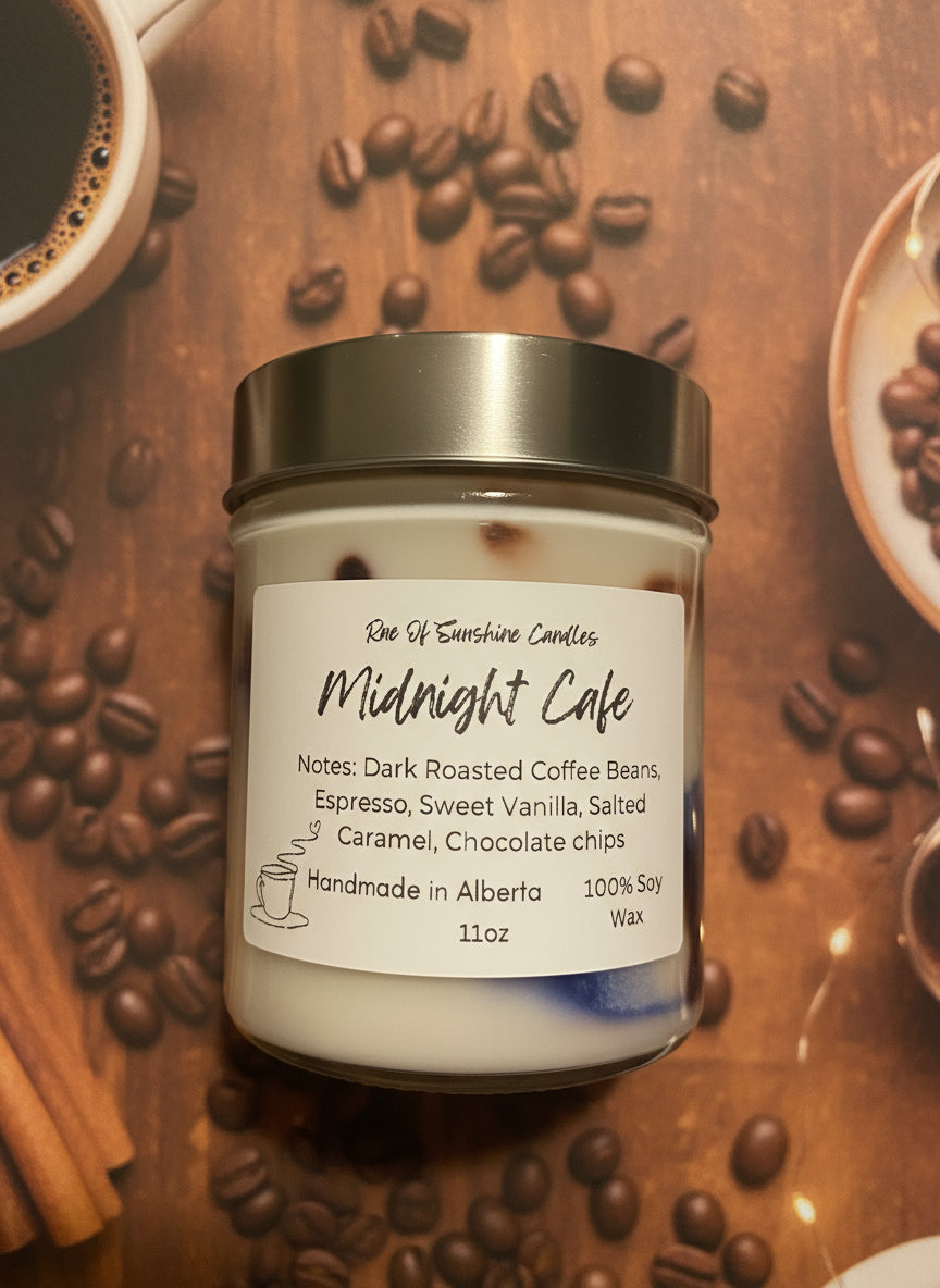 Midnight Cafe- 11oz Candle