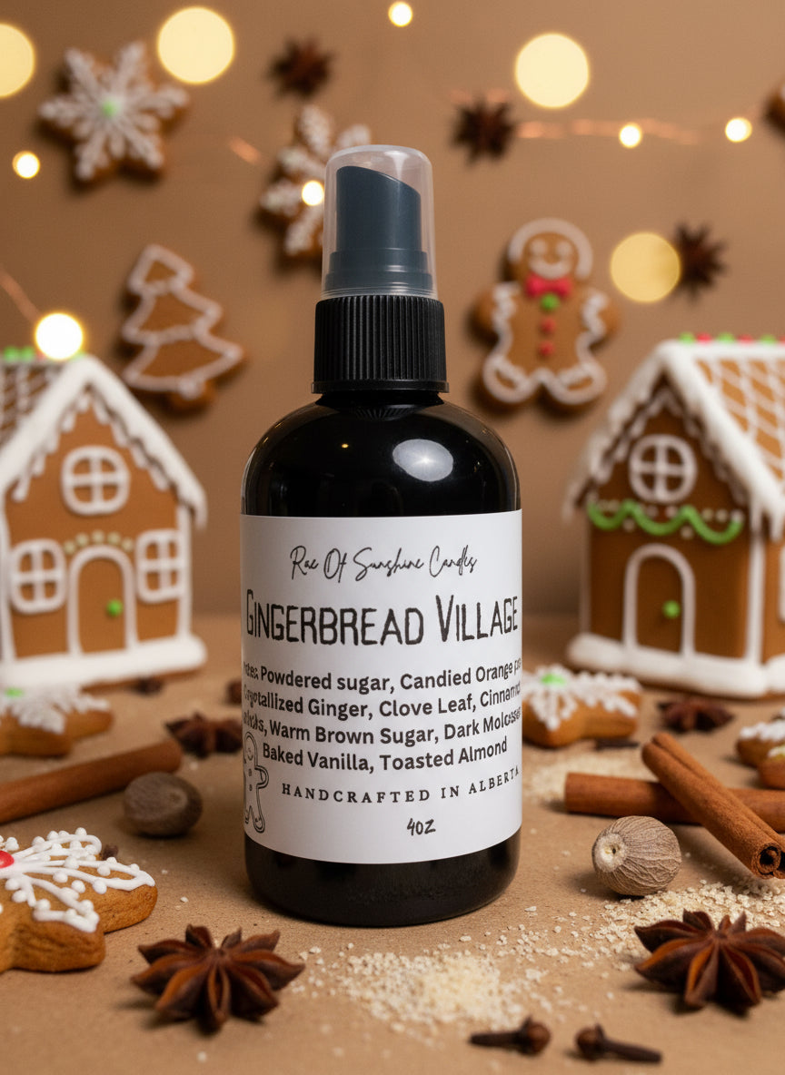 Gingerbread village- Room spray