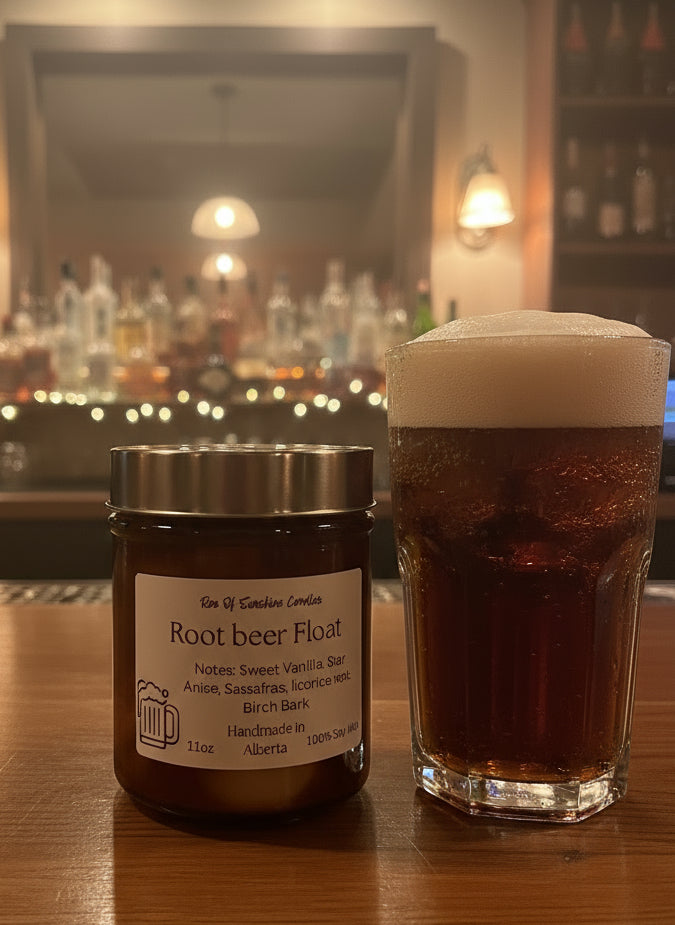 Root beer float- 11oz Candle