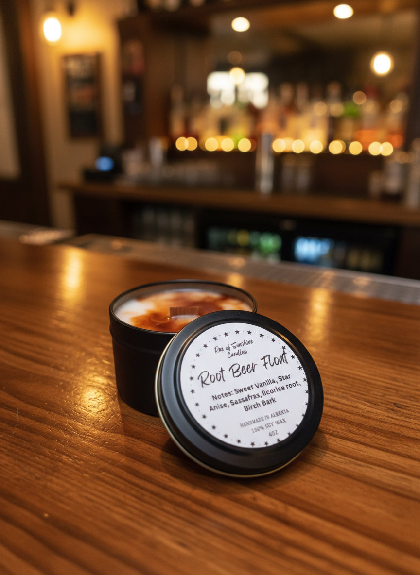 Root beer Float- 4oz Candle