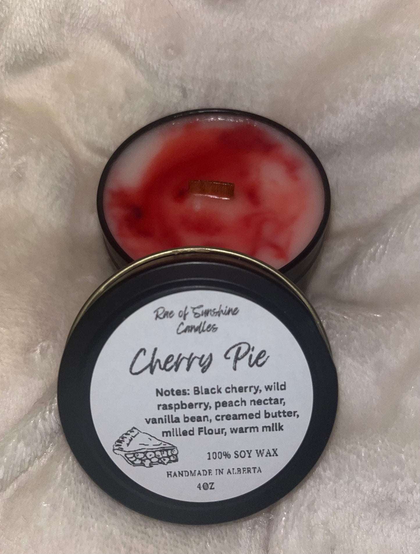 Cherry pie- 4oz Candle