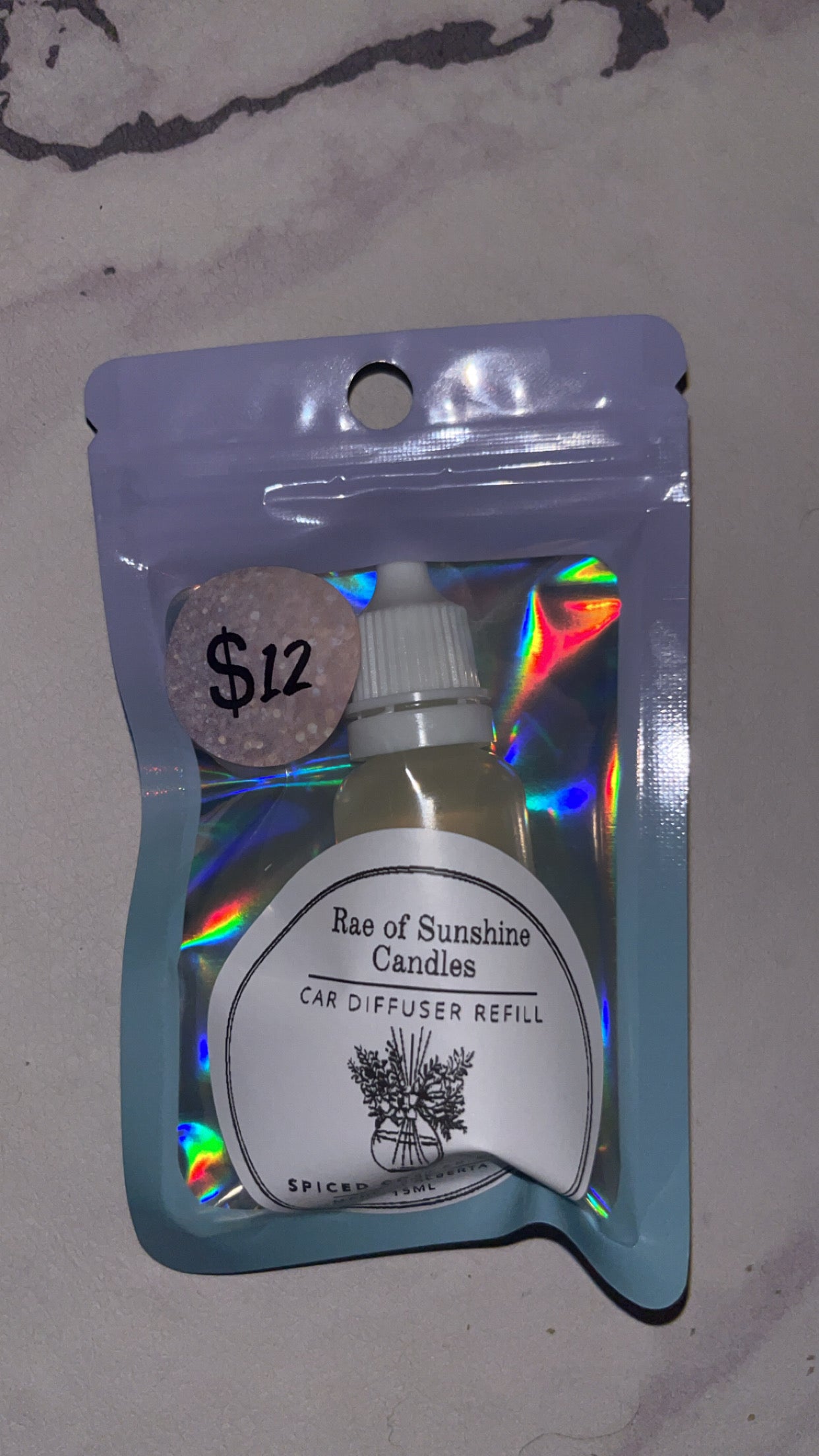 Car freshener refill- spiced coffee cake