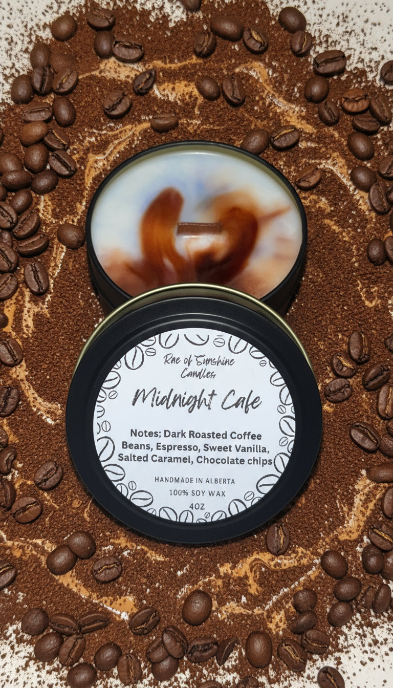 Midnight Cafe- 4oz Candle