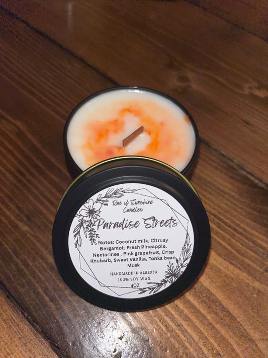 Paradise streets- 4oz Candle