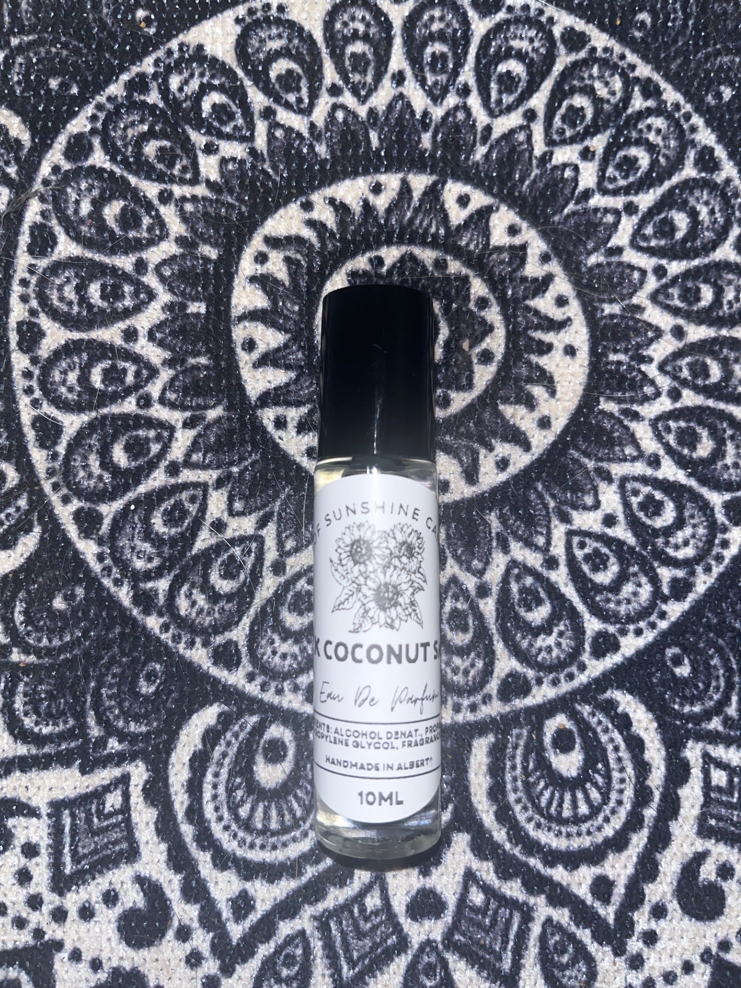 Black coconut sands- Rollerball perfume