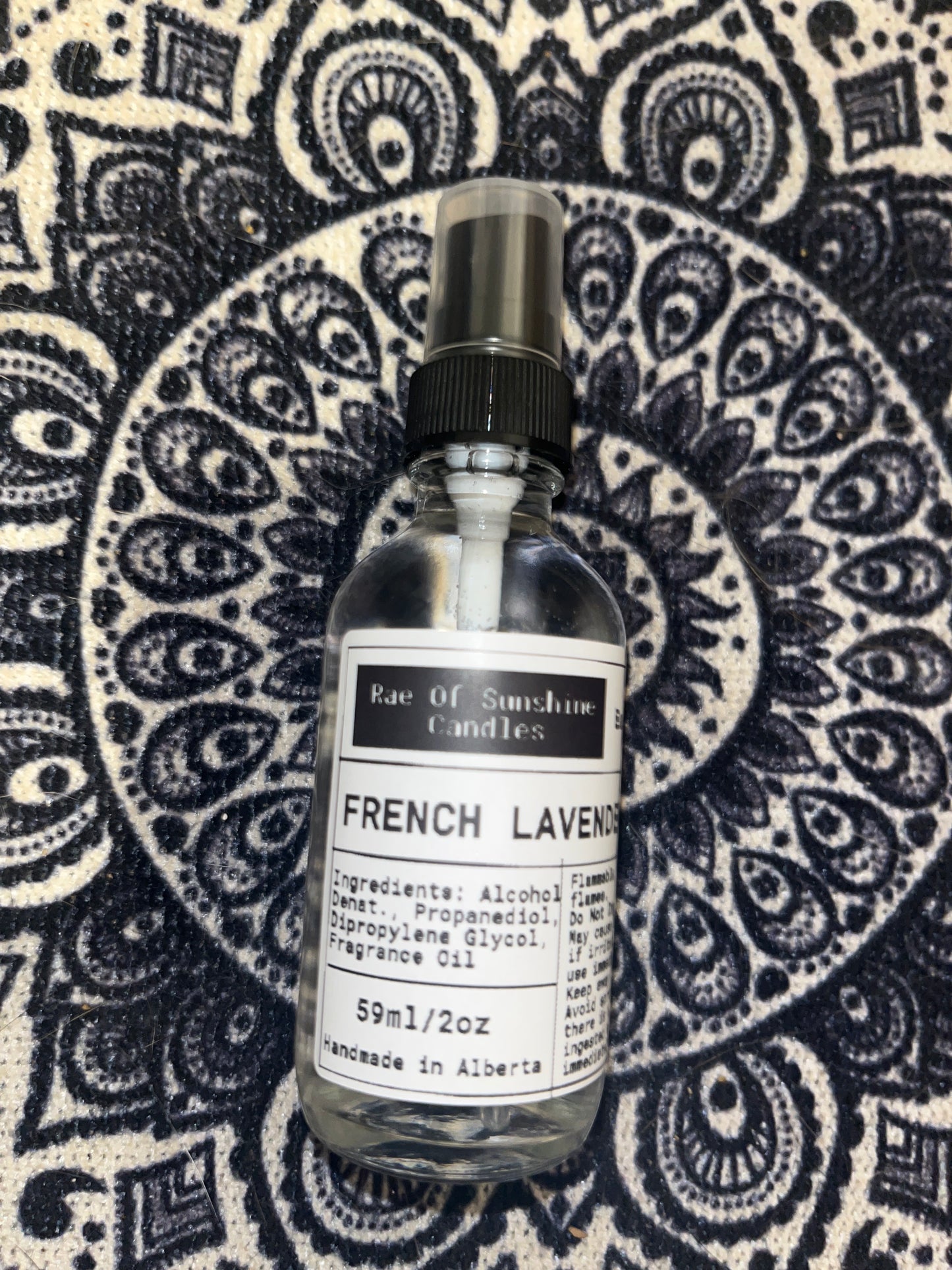 French lavender + honey- 2oz Eau de Parfum