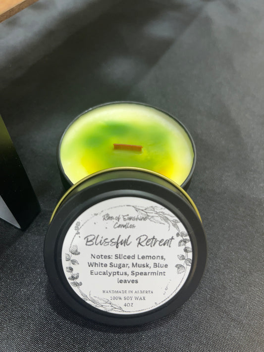 Blissful Retreat- 4oz Candle
