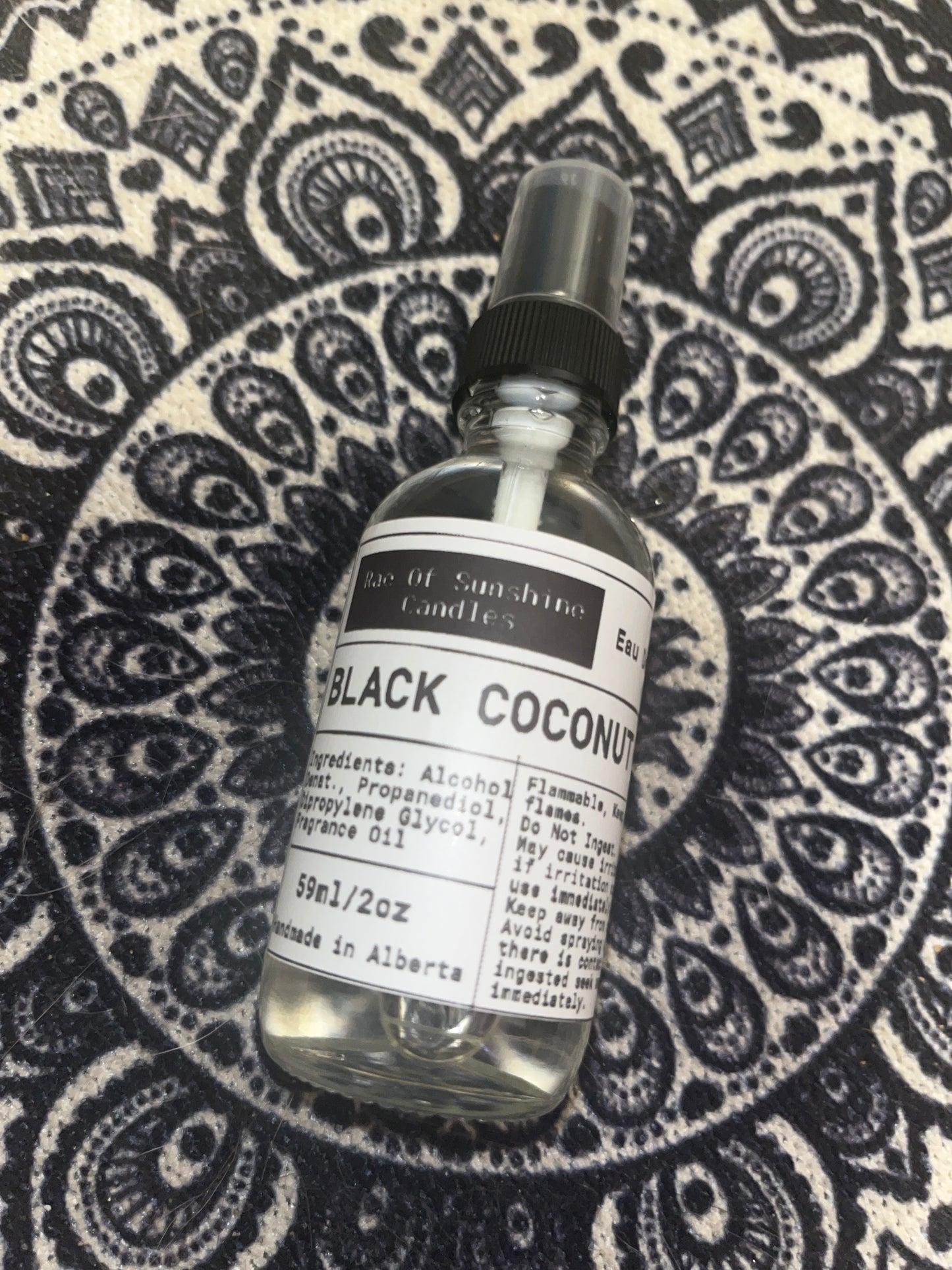 Black coconut sands- 2oz Eau de Parfum