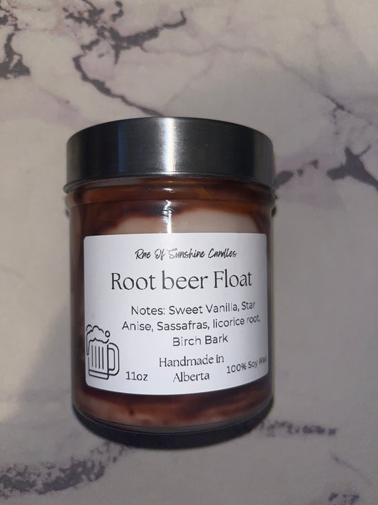 Root beer float- 11oz Candle