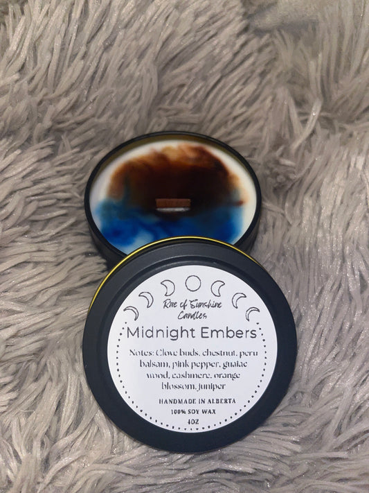 Midnight Embers - 4oz candle