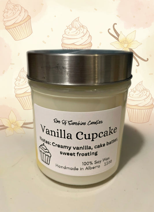 Vanilla cupcake- 11oz Candle