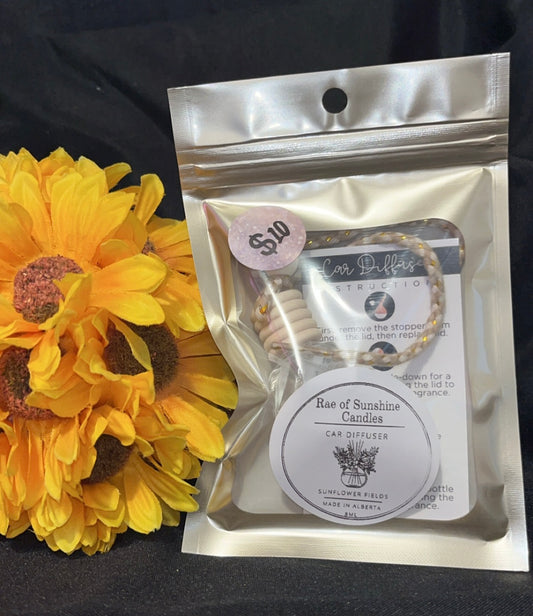 Car freshener- sunflower fields