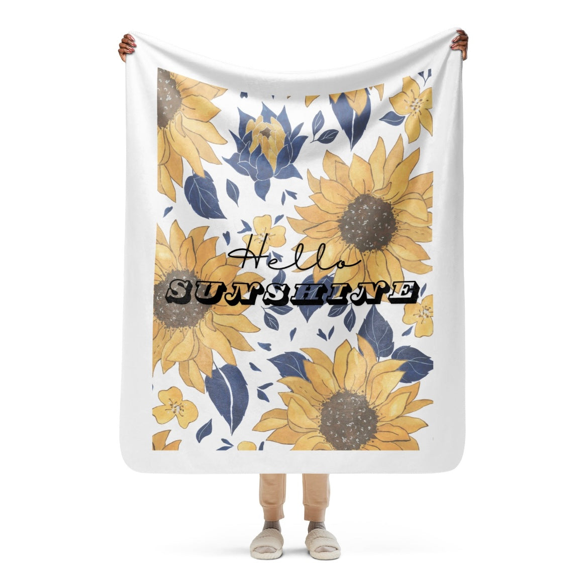 Hello sunshine Throw Blanket