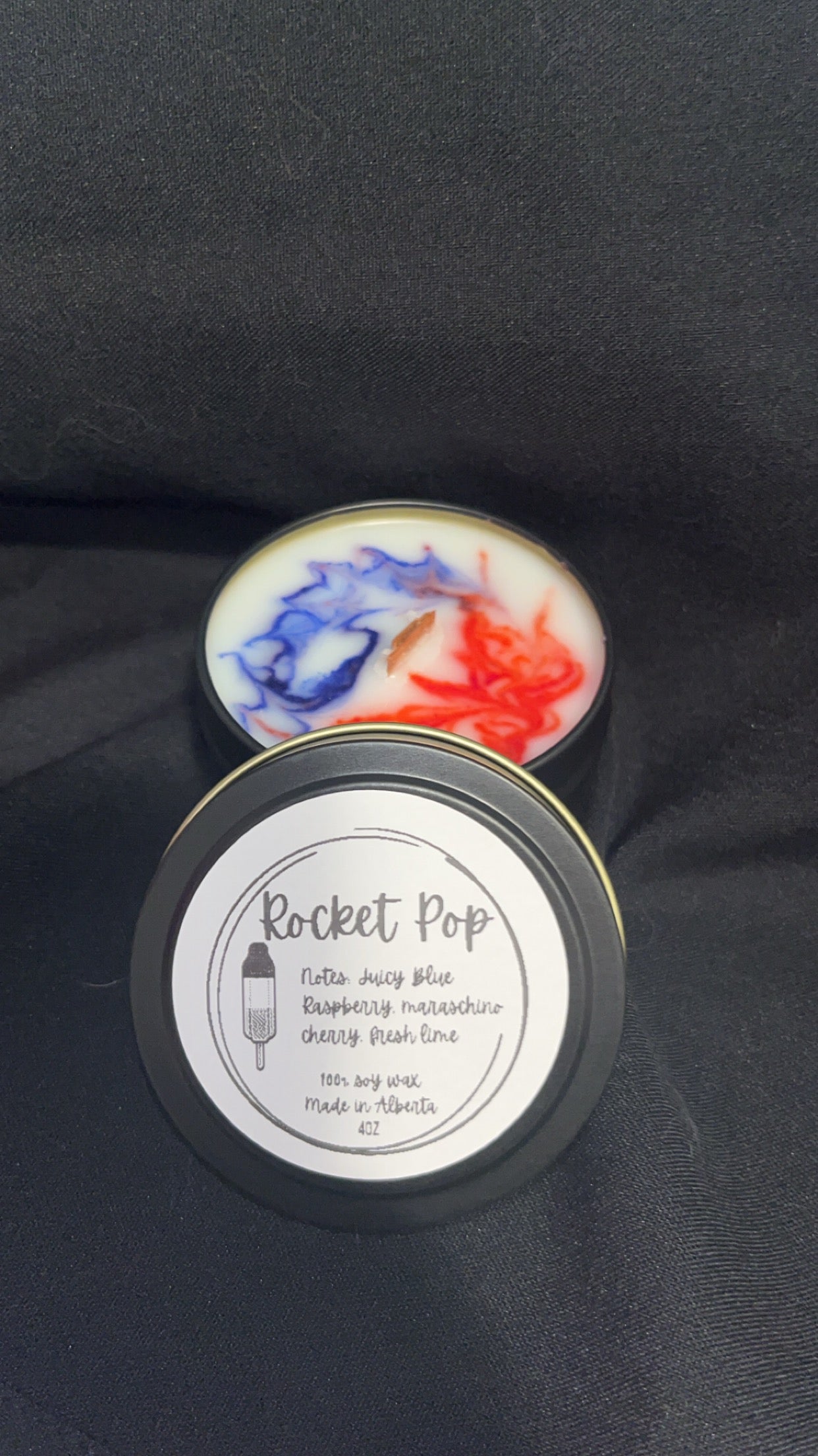 Rocket pop-4oz candle