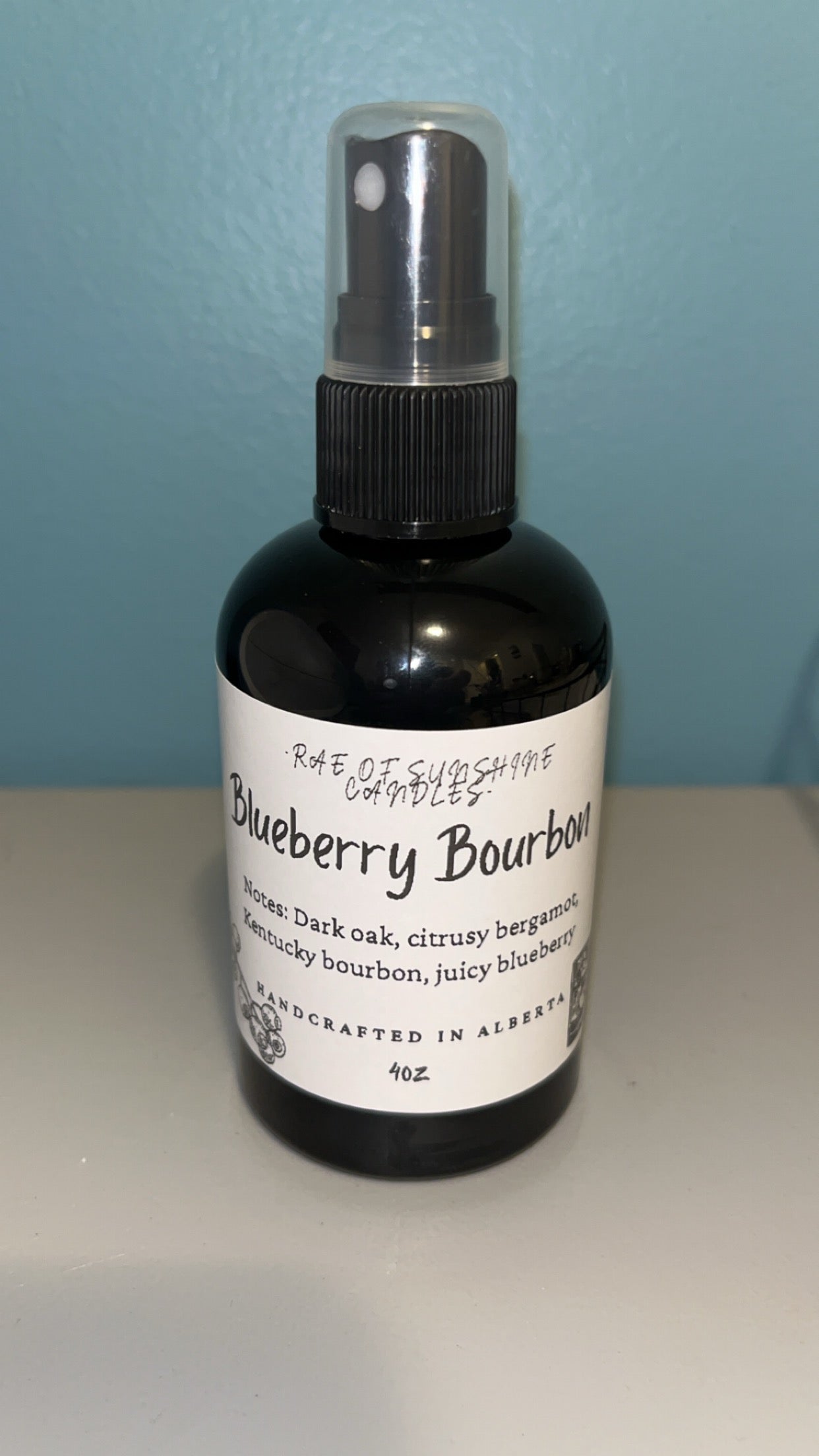 Blueberry bourbon room spray