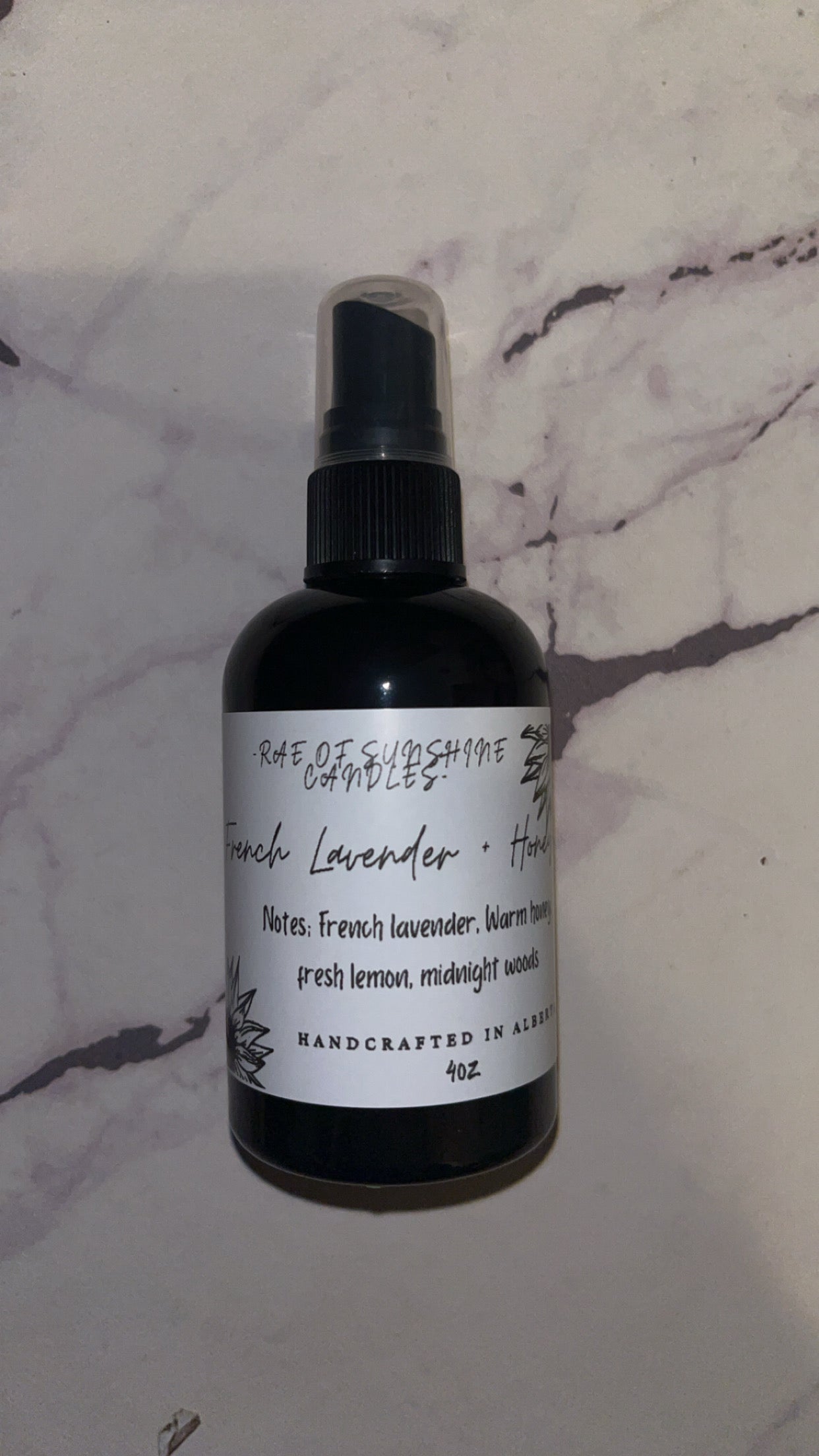 Room spray- French lavender + honey