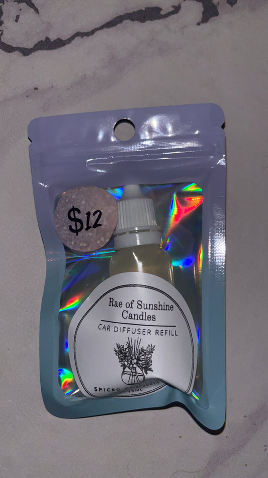 Car freshener refill- spiced coffee cake