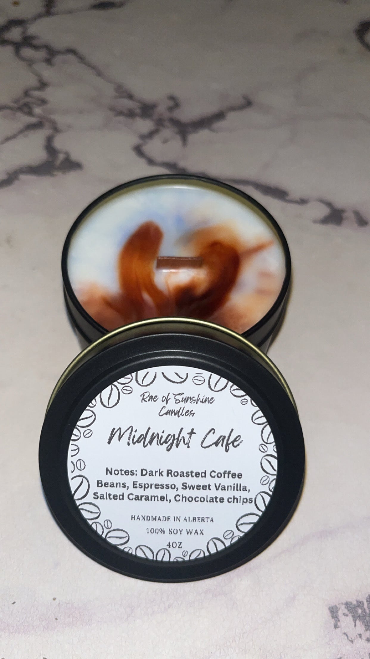 Midnight Cafe- 4oz Candle