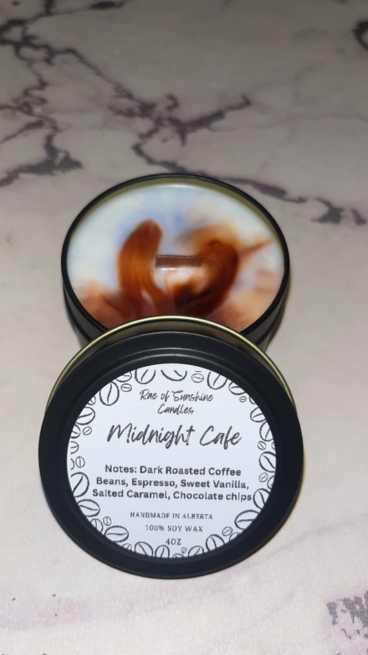 Midnight Cafe- 4oz Candle