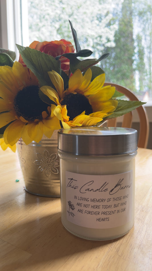 Burning Memory Candle