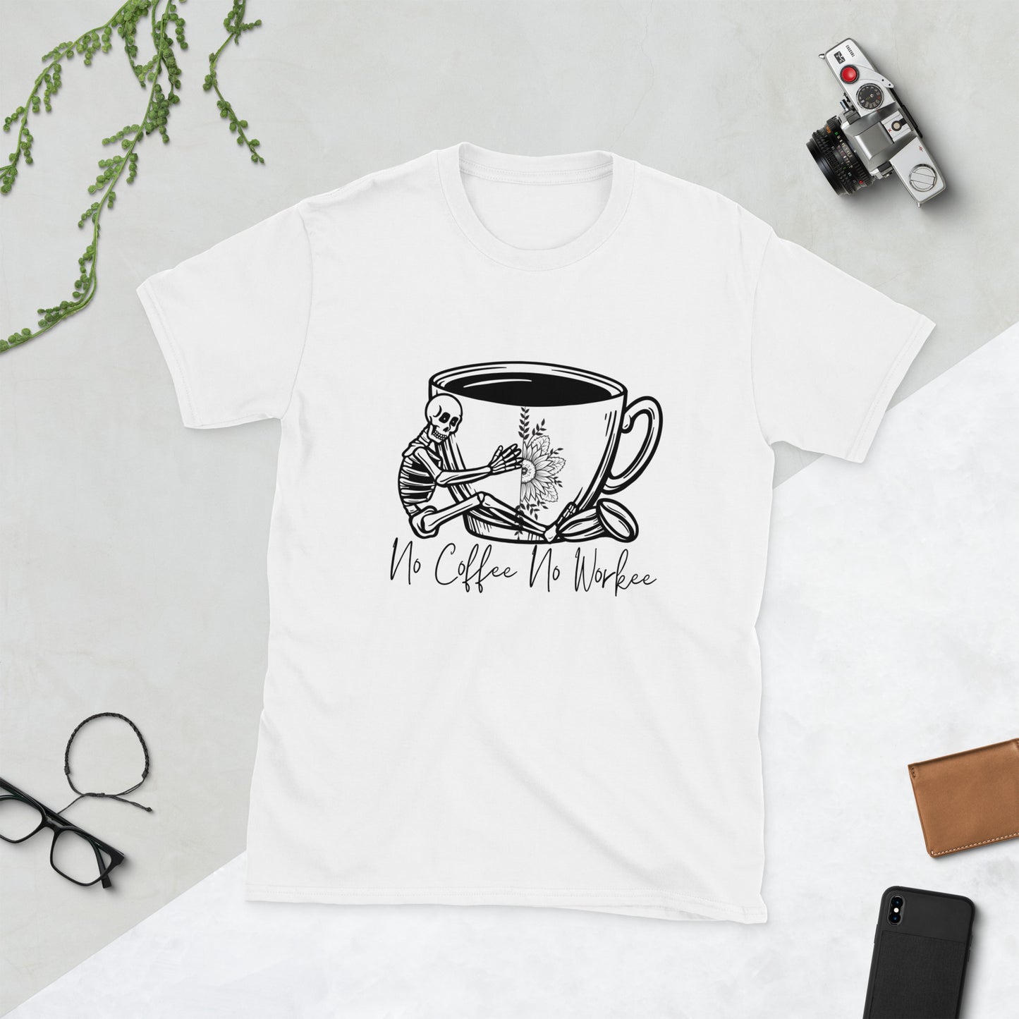 No coffee no workee Unisex T-Shirt