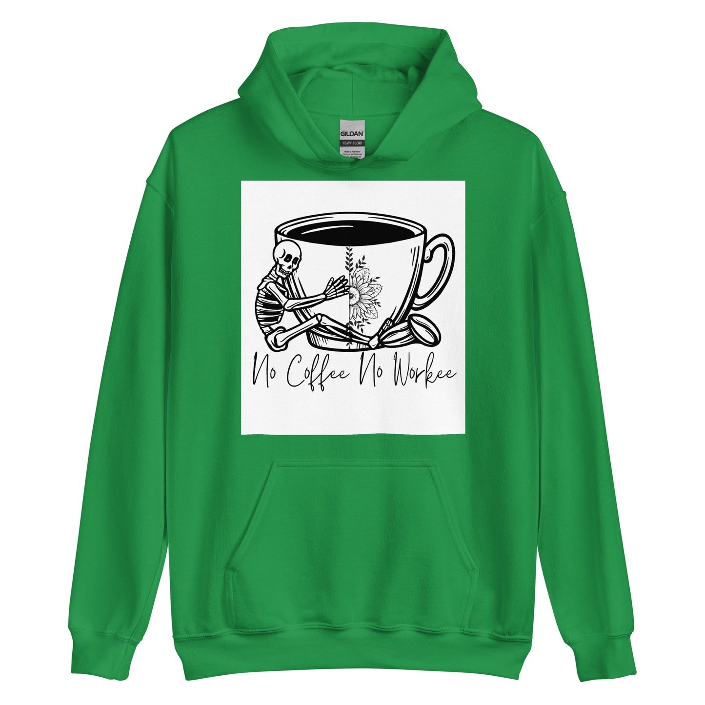 No coffee no workee Unisex Hoodie