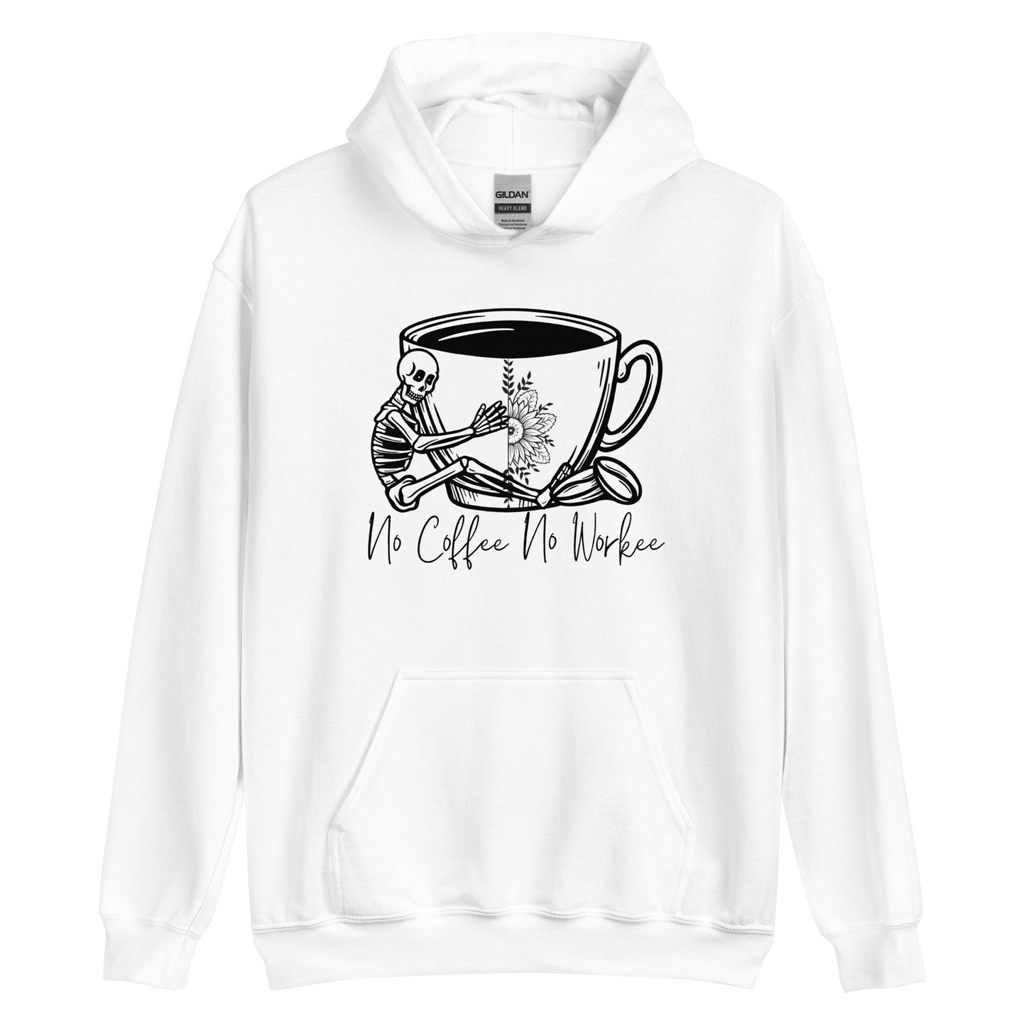 No coffee no workee Unisex Hoodie